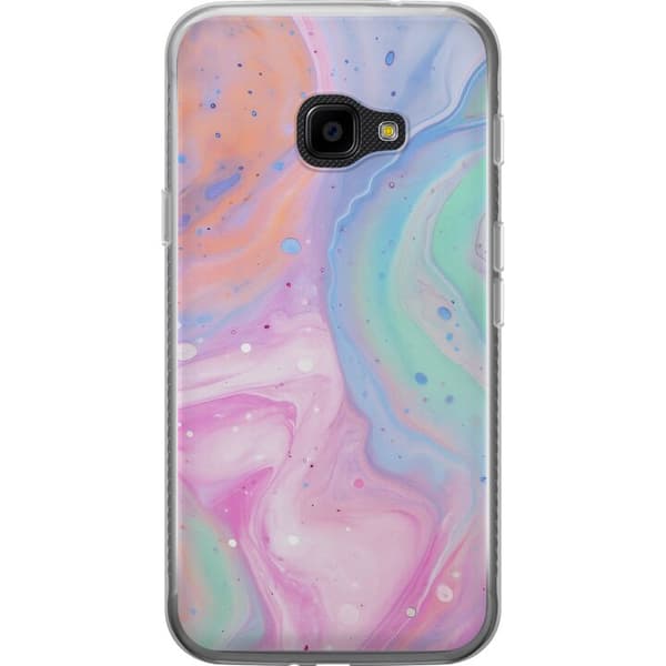 Samsung Galaxy Xcover 4 Genomskinligt Skal Pastellmarmor