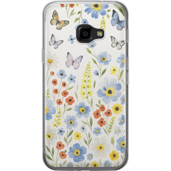 Samsung Galaxy Xcover 4 Gennemsigtig cover Sommerblomster