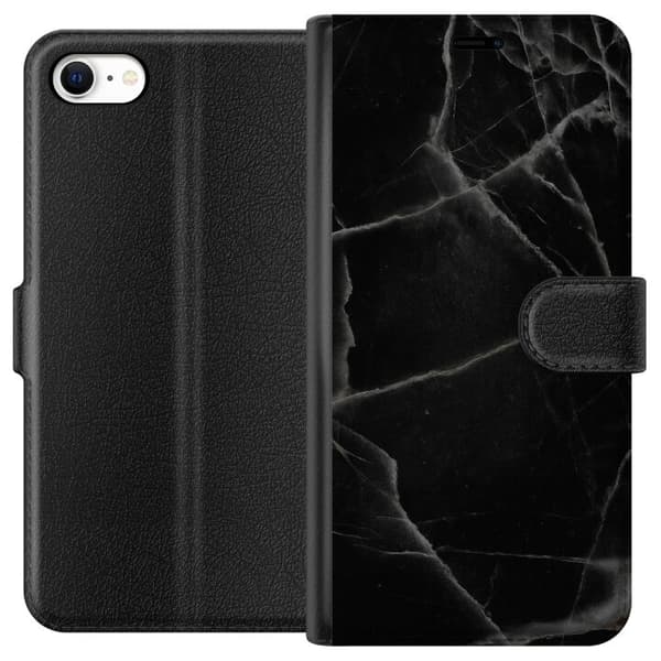Apple iPhone 6s Lommeboketui Svart marmor