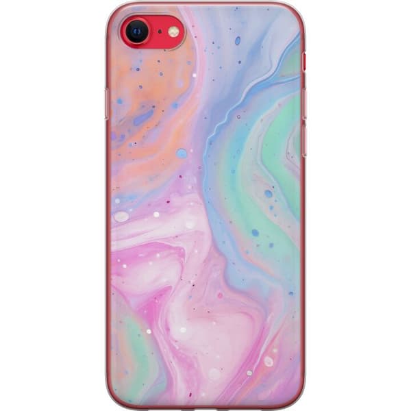 Apple iPhone 7 Gjennomsiktig deksel Pastellmarmor