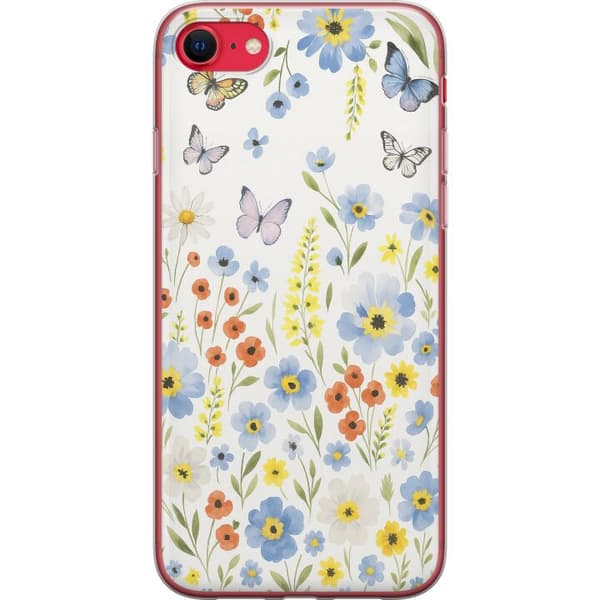 Apple iPhone 7 Gjennomsiktig deksel Sommerblomster
