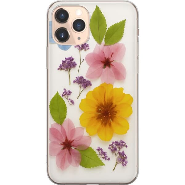Apple iPhone 11 Pro Läpinäkyvä kuori Painetut kukat
