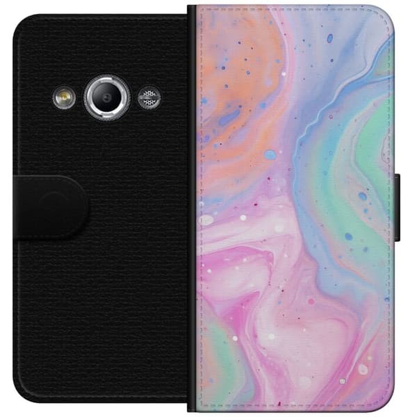 Samsung Galaxy Xcover 3 Lommeboketui Pastellmarmor