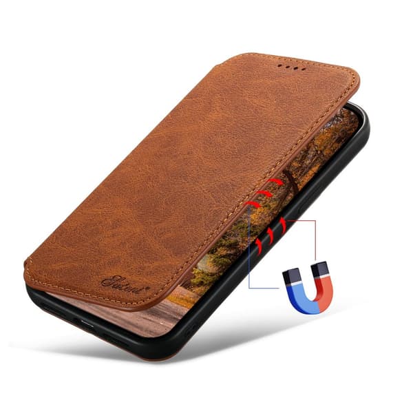iPhone 13/14 Plånboksfodral - Lyxigt Leman Fodral