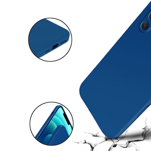Samsung Galaxy S24 FE - Silikonskal med en slät, silkeslen yta och anti-halkgrepp