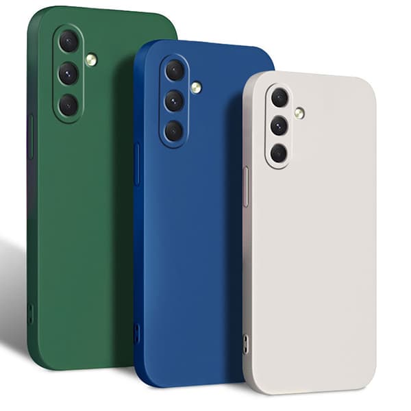 Samsung Galaxy S24 FE - Silikonskal med en slät, silkeslen yta och anti-halkgrepp