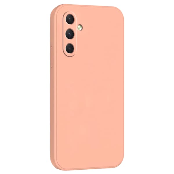 Samsung Galaxy S24 FE - Silikonskal med en slät, silkeslen yta och anti-halkgrepp Rosa