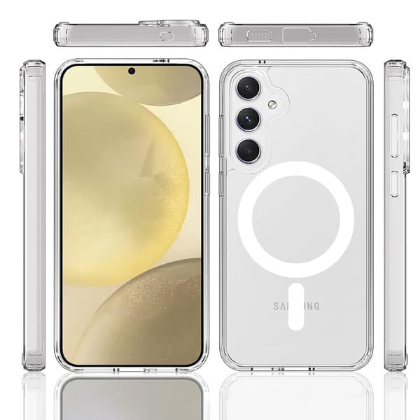 Smsung Galaxy S25 - Magnetiskt Praktiskt med stötskydd