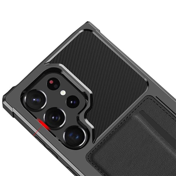Samsung Galaxy S23 Ultra Wallet Case - Plats för 2 Kort
