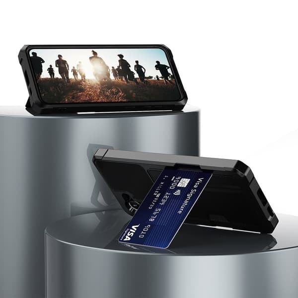 Samsung Galaxy S23 Ultra Wallet Case - Plats för 2 Kort
