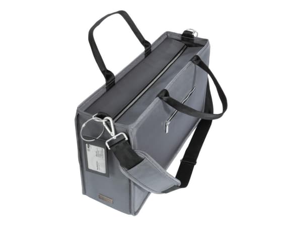 Sigel Desk Sharing Bag, Unisex, Skulder veske, Stor, Sidelomme, Mobillomme, Dokumentlomme, Pennelomme, Nettbrettslomme, Ingen mønster