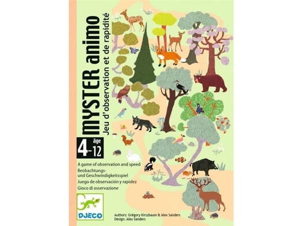 Djeco Game Cards Myster Animo Dj05079