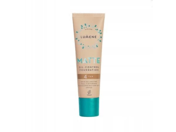 LUMENE_Matte Oil-Control kasvojen mattapintainen meikkivoide SPF20 4 rusketus 30ml
