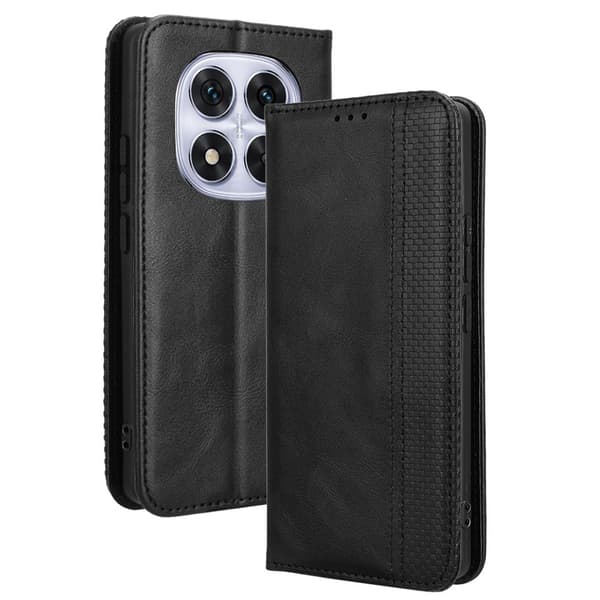 Vintage Plånboksfodral Till Xiaomi Redmi Note 14 Pro+ 5G - Svart