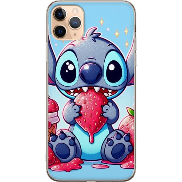 Apple iPhone 11 Pro Max Gjennomsiktig deksel Strawberry Stitch