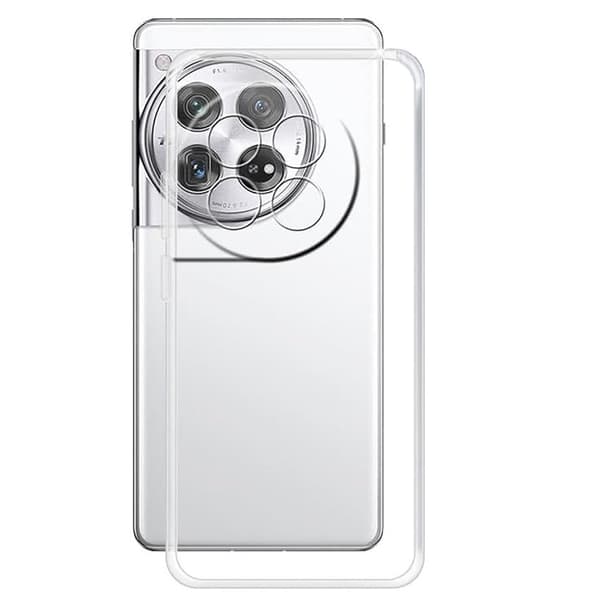 OnePlus 12 Slim Silikonskal - Tunt, Starkt & Transparent