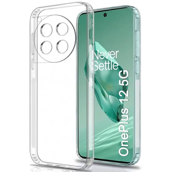 OnePlus 12 Slim Silikonskal - Tunt, Starkt & Transparent
