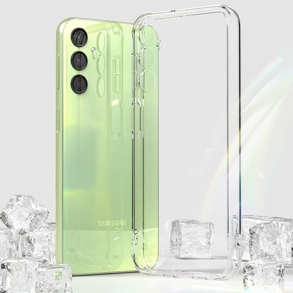 Samsung Galaxy S24 FE Transparent Silikonskal - Slimmat & Tåligt