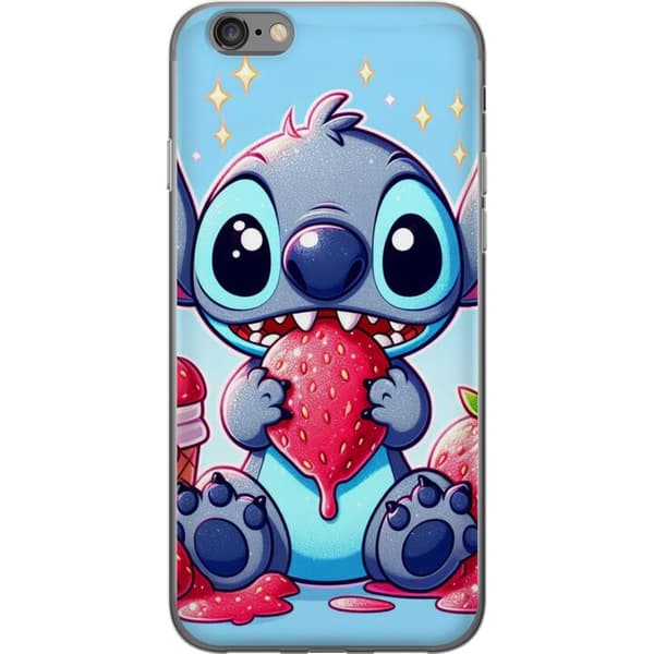 Apple iPhone 6s Gjennomsiktig deksel Strawberry Stitch