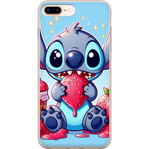 Apple iPhone 7 Plus Gjennomsiktig deksel Strawberry Stitch