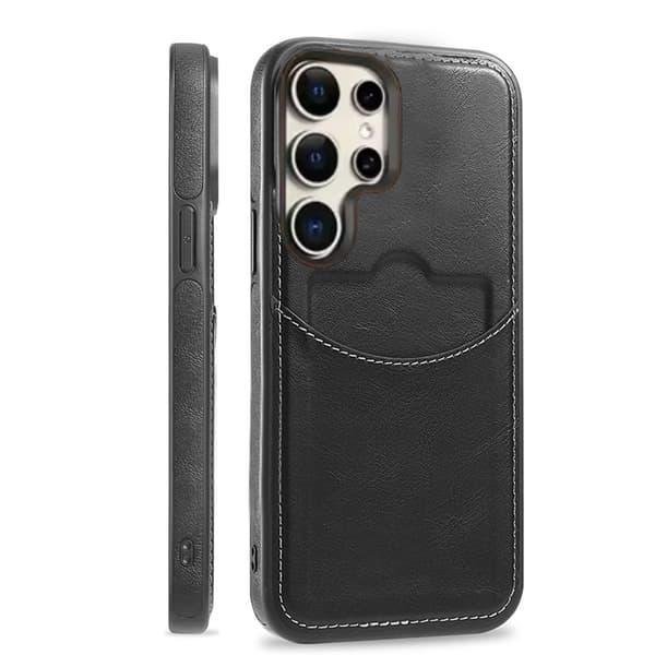 Samsung Galaxy S24 Ultra - Leman Skal med Kortfack & Premiumdesign