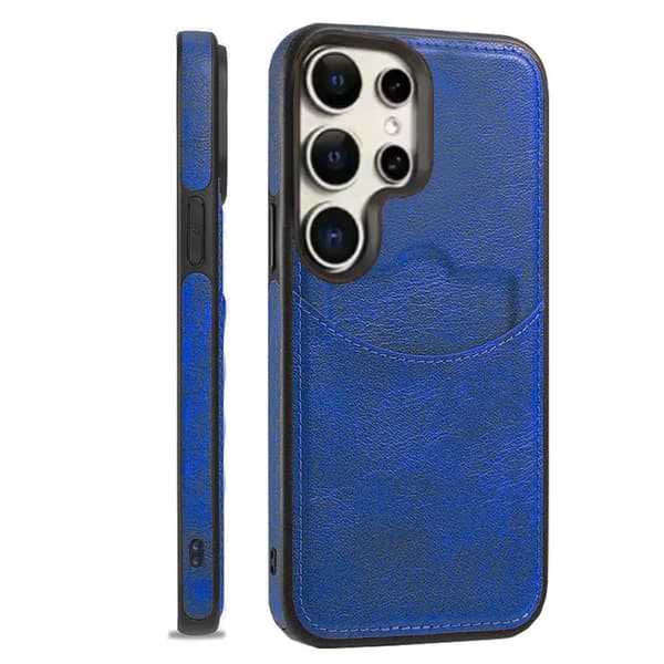 Samsung Galaxy S24 Ultra - Leman Skal med Kortfack & Premiumdesign