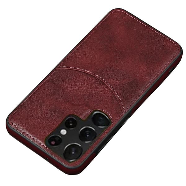 Samsung Galaxy S24 Ultra - Leman Skal med Kortfack & Premiumdesign