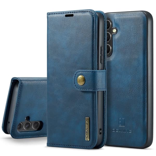 Samsung Galaxy A15 4G/5G - Retro Plånboksfodral med Magnetisk Design