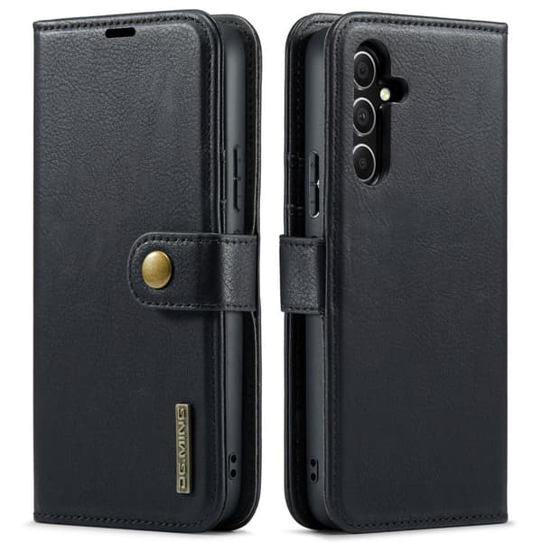 Samsung Galaxy A15 4G/5G - Retro Plånboksfodral med Magnetisk Design