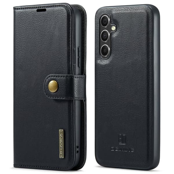 Samsung Galaxy A15 4G/5G - Retro Plånboksfodral med Magnetisk Design