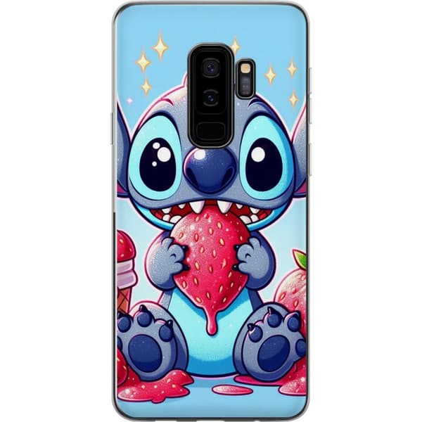 Samsung Galaxy S9+ Gjennomsiktig deksel Strawberry Stitch