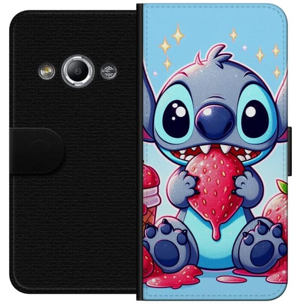 Samsung Galaxy Xcover 3 Lommeboketui Strawberry Stitch