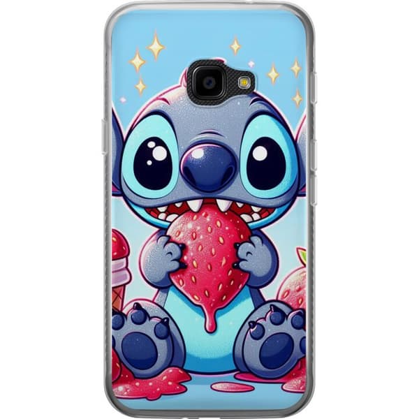 Samsung Galaxy Xcover 4 Läpinäkyvä kuori Strawberry Stitch