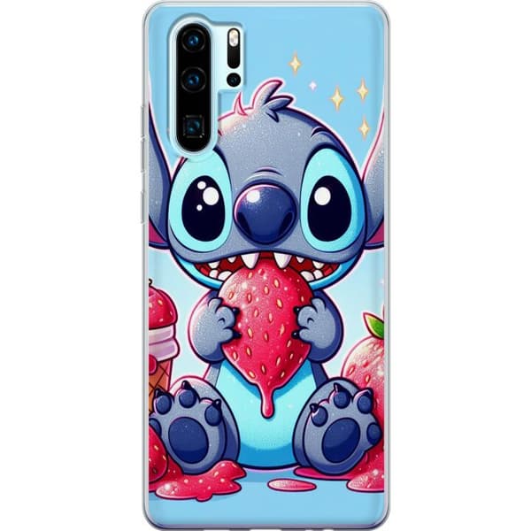 Huawei P30 Pro Gennemsigtig cover Strawberry Stitch