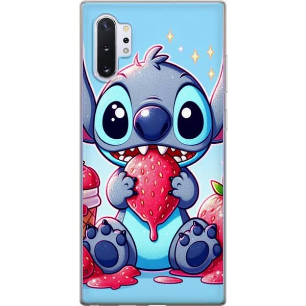 Samsung Galaxy Note10+ Gjennomsiktig deksel Strawberry Stitch
