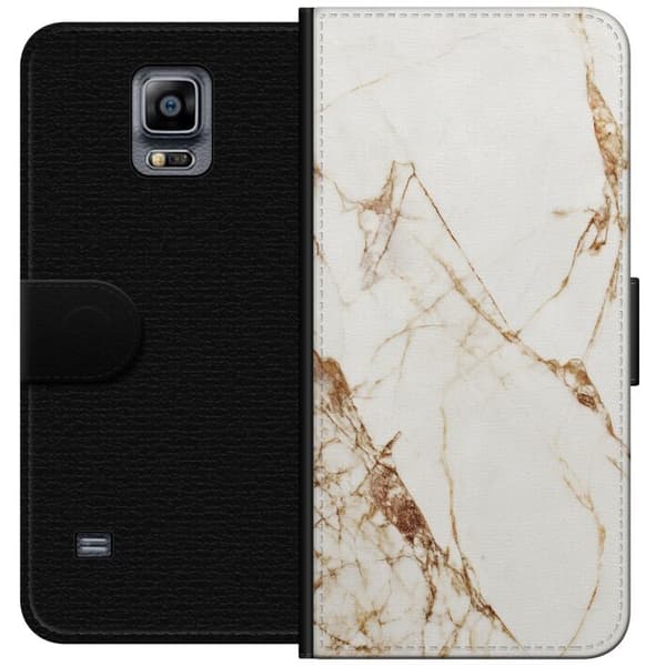Samsung Galaxy Note 4 Plånboksfodral Vit marmor