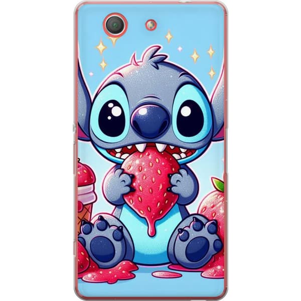 Sony Xperia Z3 Compact Gjennomsiktig deksel Strawberry Stitch