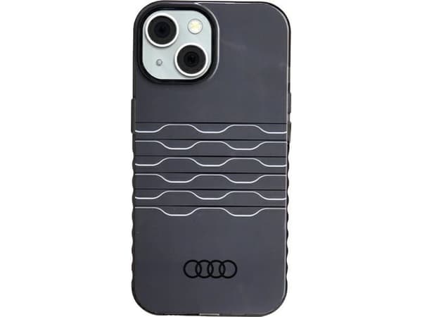 Audi Audi IML MagSafe Case iPhone 15 / 14 / 13 6.1" czarny/black hardcase AU-IMLMIP15-A6/D3-BK