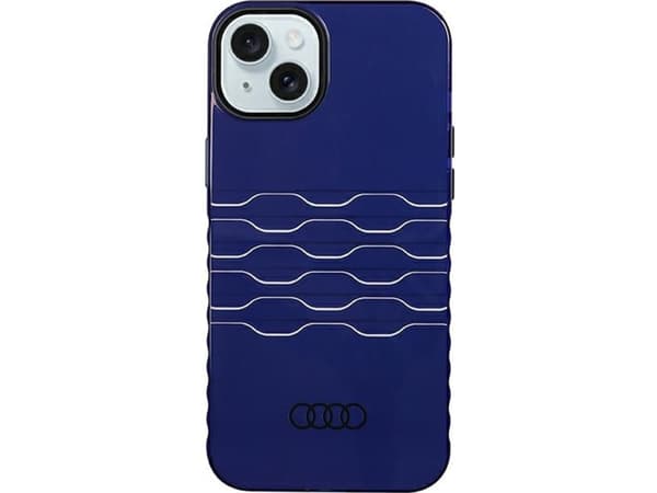 Audi Audi IML MagSafe Case iPhone 15 Plus / 14 Plus 6.7" niebieski/navy blue hardcase AU-IMLMIP15M-A6/D3-BE