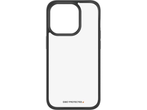 PanzerGlass ClearCase, Suojus, Apple, iPhone 15 Pro, 15,5 cm (6.1"), Musta, Läpinäkyvä