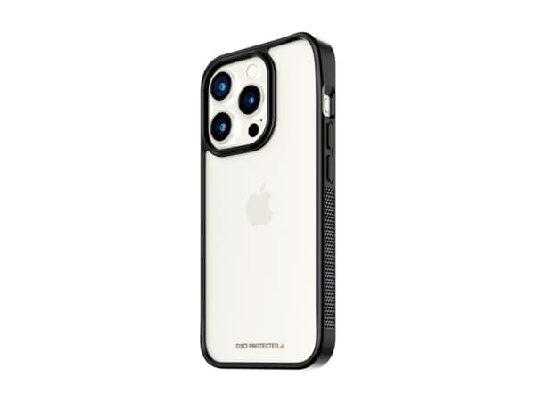 PanzerGlass ClearCase, Suojus, Apple, iPhone 15 Pro, 15,5 cm (6.1"), Musta, Läpinäkyvä