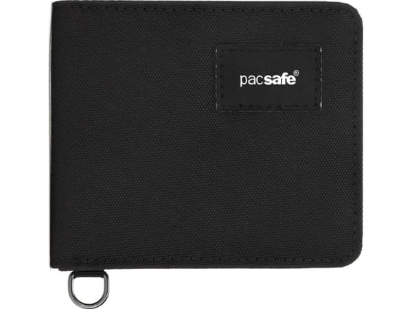Pacsafe 11000100, Vikfodral, Svart, Återvunnen polyester, Monokromatiskt, Klaffstängning, 40 g