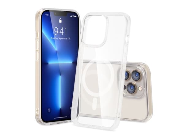 nevox StyleShell SHOCKFlex, Suojus, Apple, iPhone 15 Pro, 15,5 cm (6.1"), Läpinäkyvä