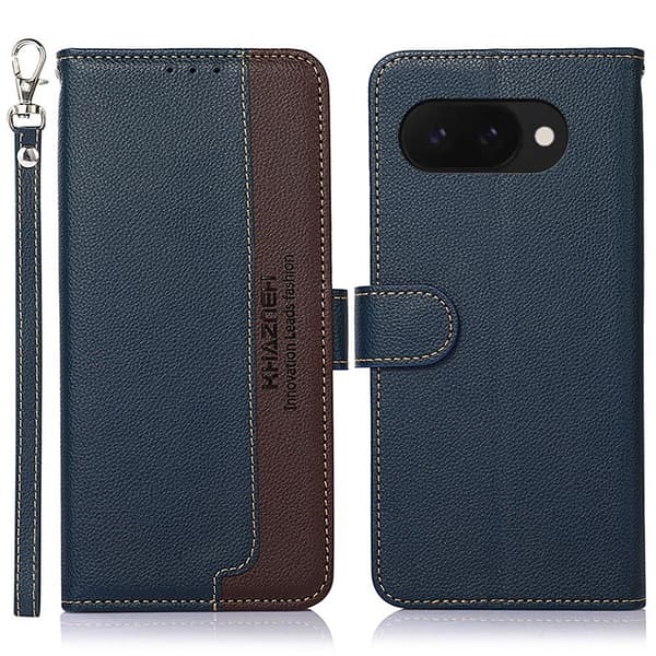 KHAZNEH Til Google Pixel 9A Pung Etui Litchi Struktur Telefoncover