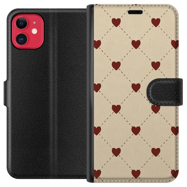 Apple iPhone 11 Lommeboketui Hjertegrind