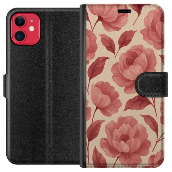Apple iPhone 11 Plånboksfodral Rose Bloom