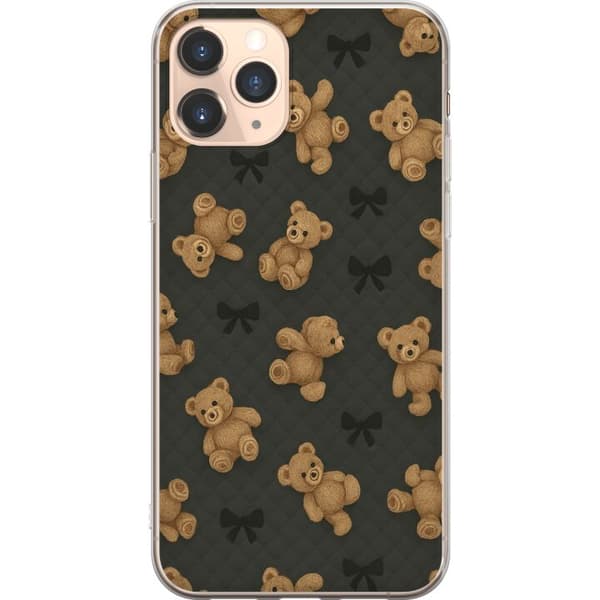 Apple iPhone 11 Pro Läpinäkyvä kuori Teddy Halauksia
