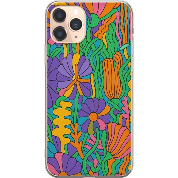 Apple iPhone 11 Pro Läpinäkyvä kuori Värien räjähdys