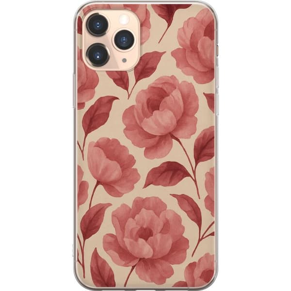 Apple iPhone 11 Pro Gjennomsiktig deksel Rose Blomst