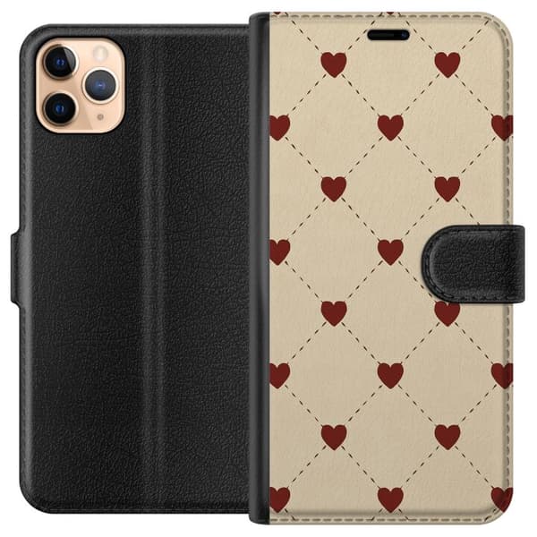 Apple iPhone 11 Pro Max Lommeboketui Hjertegrind
